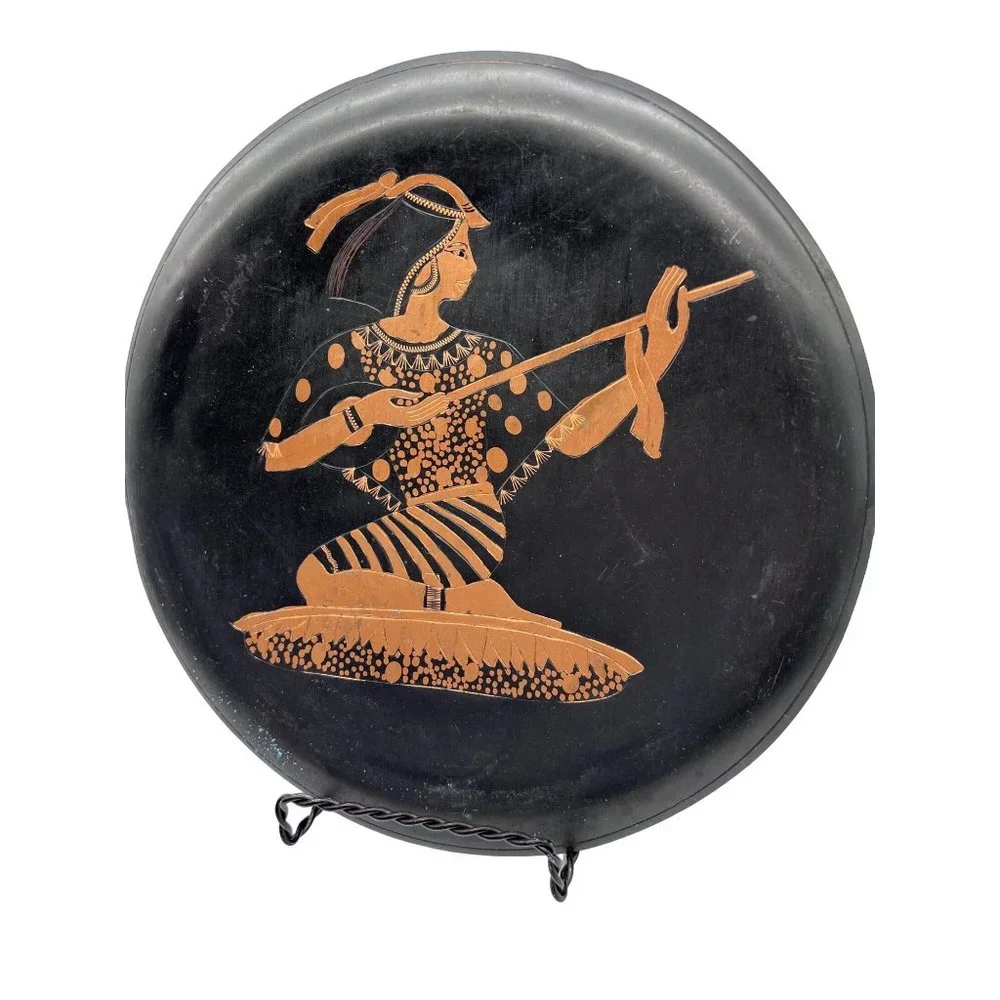Vintage Copper Egyptian Round wall hanging